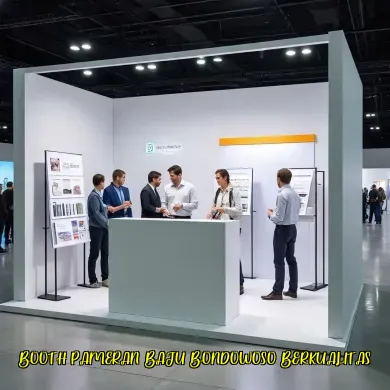 booth pameran baju bondowoso berkualitas